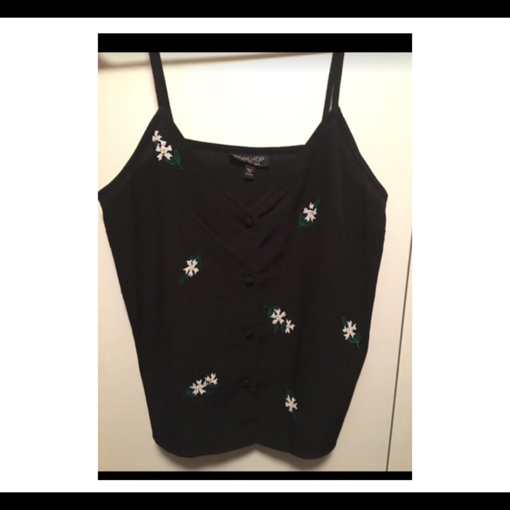 NWOT Topshop silky tank